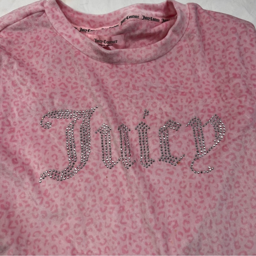 Juicy Couture Sleepwear Women’s Top Crew Neck  Sz. Medium Pink L030223 - Picture 4 of 6